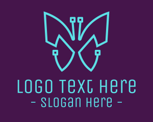 Tech - Tech Butterfly logo design