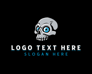 Creepy Skull Bone Logo