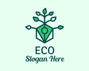 Natural Eco Pen  logo design