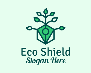 Natural Eco Pen  logo design