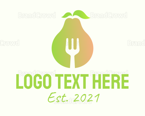 Healthy Pear Restaurant Logo