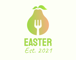 Healthy Diet - Healthy Pear Restaurant logo design
