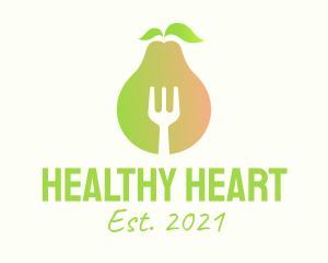 Healthy Pear Restaurant  logo design