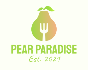 Healthy Pear Restaurant  logo design