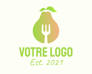 Bistro - Healthy Pear Restaurant logo design