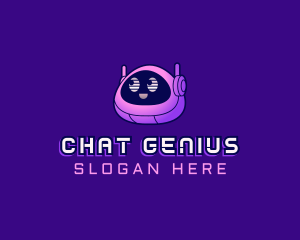 Chatbot - Digital Gaming Robot logo design