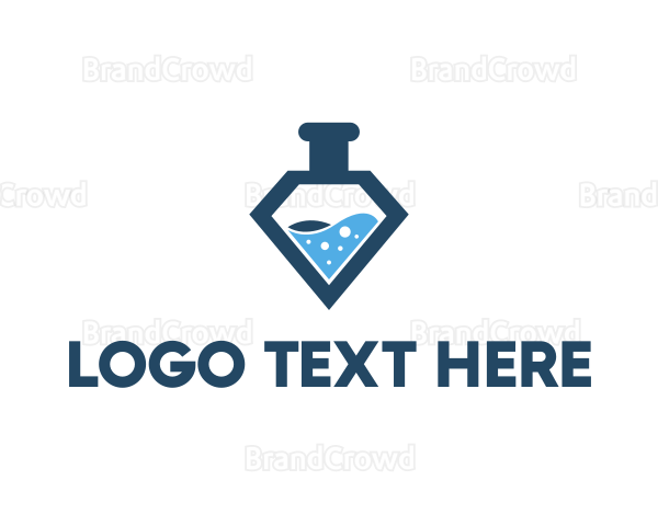 Diamond Lab Flask Logo