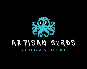 Spray Paint Octopus Logo