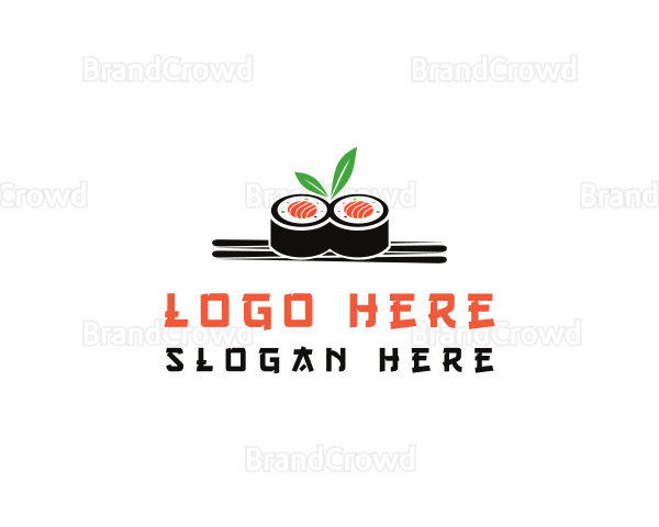 Sushi Japanese Restaurant Logo