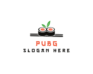 Sushi Japanese Restaurant Logo