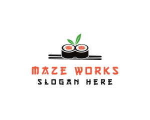 Sushi Japanese Restaurant logo design