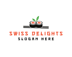 Sushi Japanese Restaurant logo design