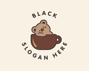 Cute Bear Cafeteria  Logo