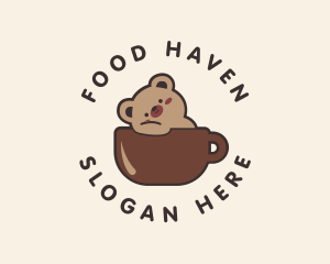 Cafeteria - Cute Bear Cafeteria logo design