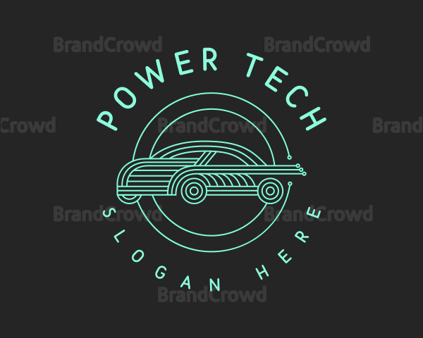 Automotive Car Circuit Logo