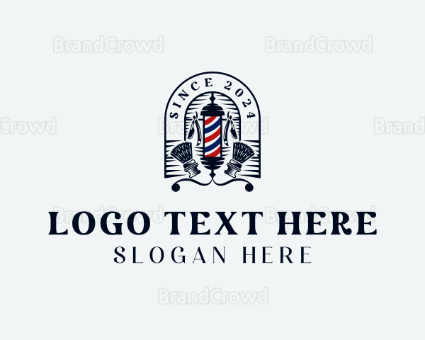 Grooming Barber Hairstylist Logo