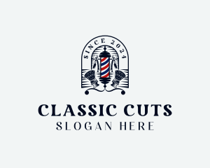 Grooming Barber Hairstylist logo design