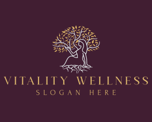 Tree Woman Wellness logo design