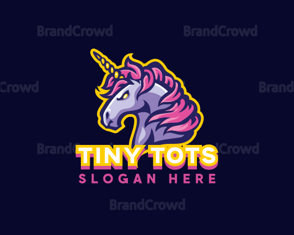 Unicorn Horse Gaming Logo