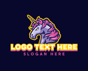 Lgbt - Unicorn Horse Gaming logo design