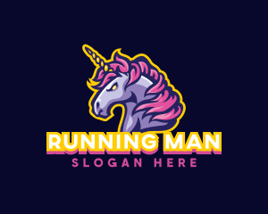 Unicorn Horse Gaming Logo