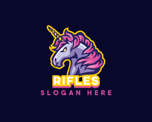 Unicorn Horse Gaming Logo