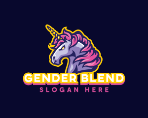 Gender - Unicorn Horse Gaming logo design