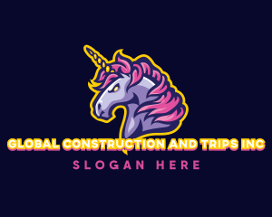 Gay - Unicorn Horse Gaming logo design