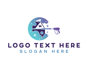 Spray - Pressure Washing Cleaning logo design