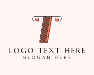 Wood Carver - Elegant Architect Letter T logo design