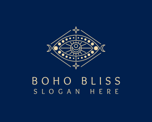 Boho - Boho Eye Stars logo design