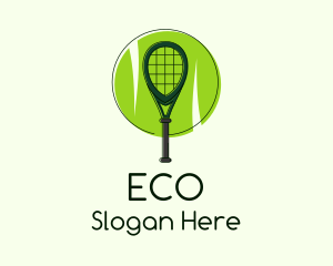 Tennis Racket Ball Logo