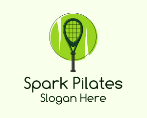 Tennis Racket Ball Logo