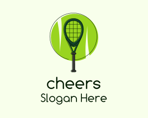 Tennis Racket Ball Logo