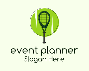 Tennis Racket Ball Logo