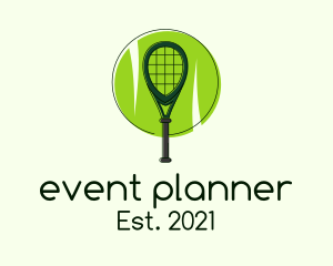 Tennis Racket Ball logo design