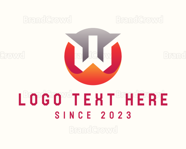 Industrial Company Letter W Logo