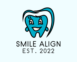 Orthodontic - Pediatric Dental Cartoon logo design