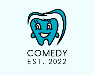 Pediatric Dental Cartoon  logo design