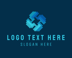 Startup - Finance Tech Vortex logo design