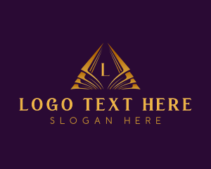 Firm - Premium Elegant Pyramid logo design