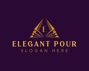 Premium Elegant Pyramid logo design