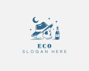 Liquor - Hipster Skull Pub logo design