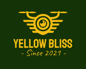 Yellow - Yellow Drone Lens logo design