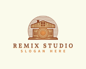 Photography Studio Lens logo design