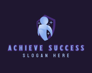 Strong Person Achiever logo design