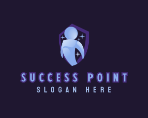 Achievement - Strong Person Achiever logo design