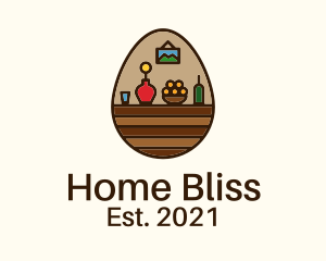 Home Decor Egg logo design