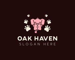 Dog Paw Veterinary Logo