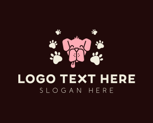 Animal - Dog Paw Veterinary logo design
